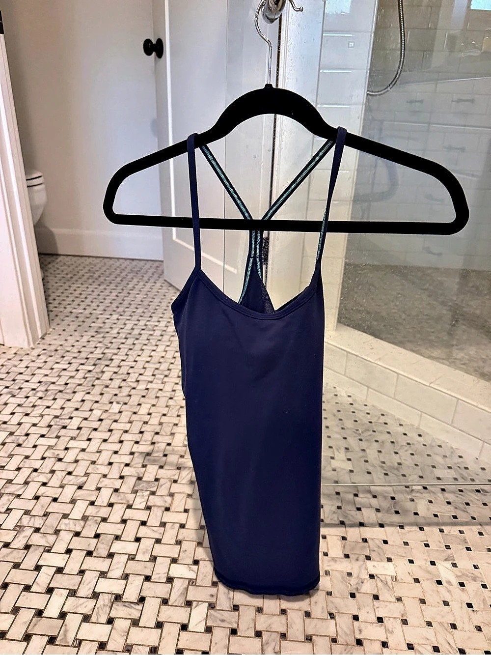 lululemon Power Y Tank Blue